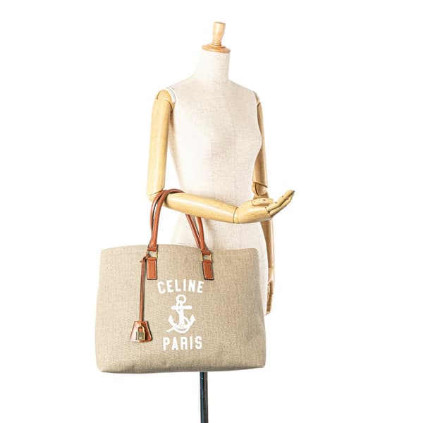 Pre-owned Celine Paris Horizontal Cabas Tote Brown