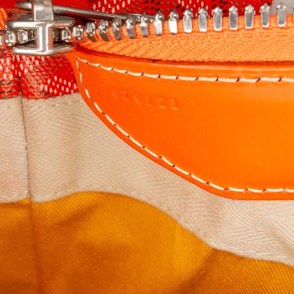 Pre-owned Goyard Goyardine Marie Galante PM Orange