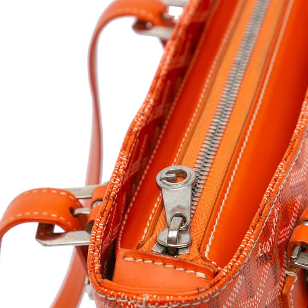 Pre-owned Goyard Goyardine Marie Galante PM Orange
