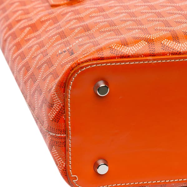 Pre-owned Goyard Goyardine Marie Galante PM Orange