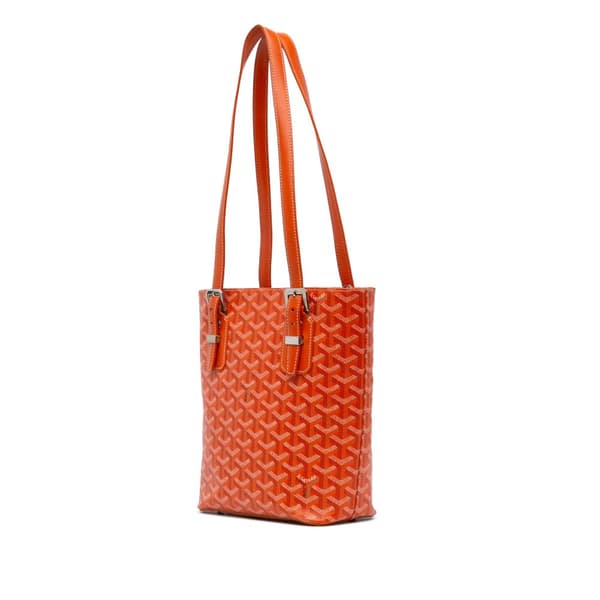 Pre-owned Goyard Goyardine Marie Galante PM Orange