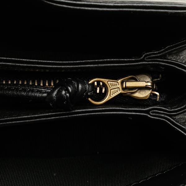Pre-owned Chanel CC Lambskin Tortoise Handle Tote Black