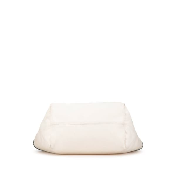 Pre-owned Balenciaga Small Canvas Cities Paris Jumbo Tote White
