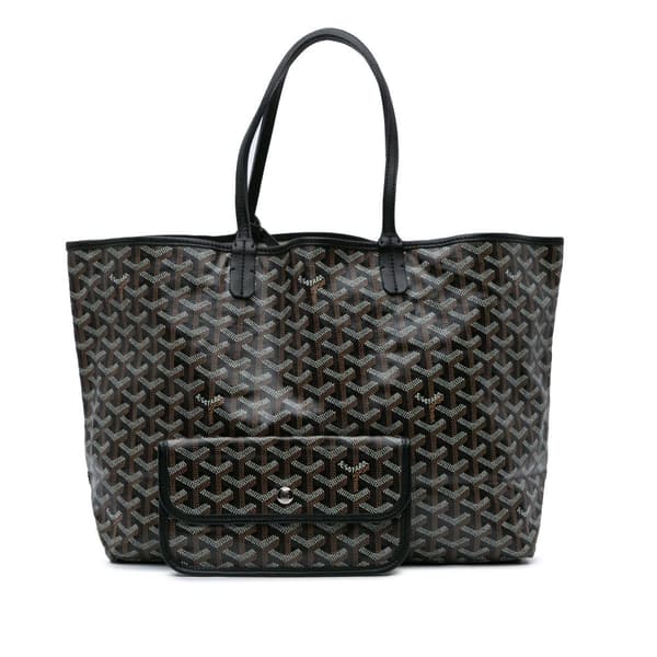 Pre-owned Goyard Goyardine Saint Louis PM Black