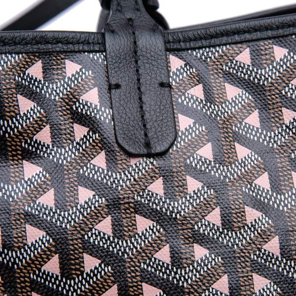 Pre-owned Goyard Goyardine Claire Voie Saint Louis GM Black