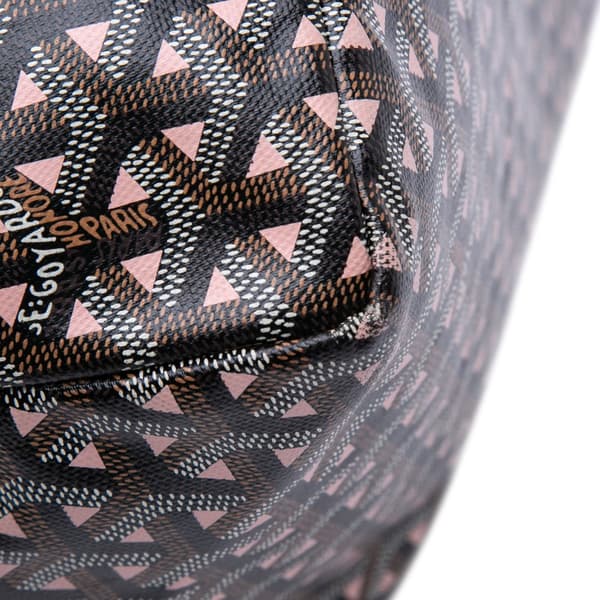 Pre-owned Goyard Goyardine Claire Voie Saint Louis GM Black