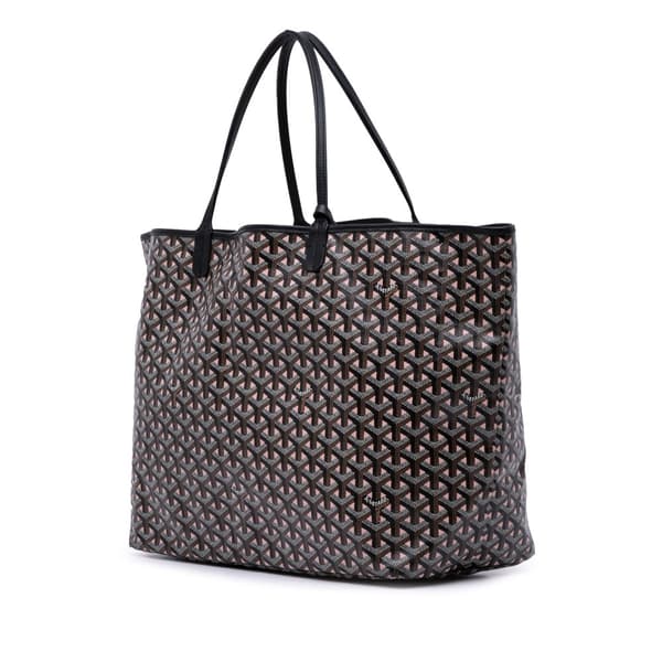 Pre-owned Goyard Goyardine Claire Voie Saint Louis GM Black