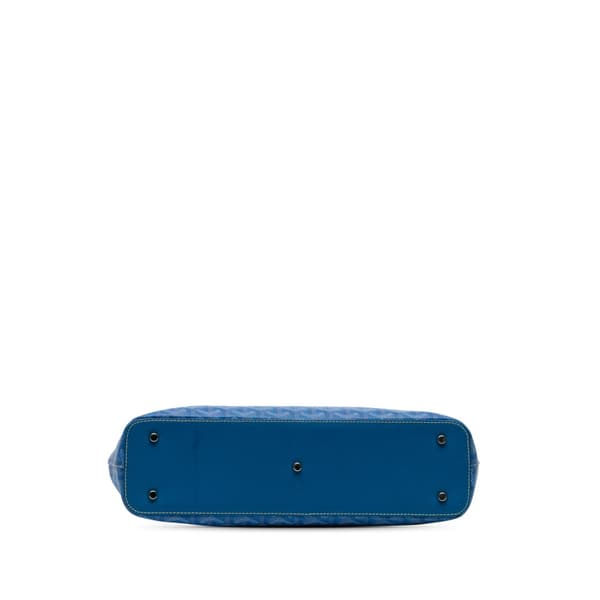 Pre-owned Goyard Goyardine Okinawa PM Blue
