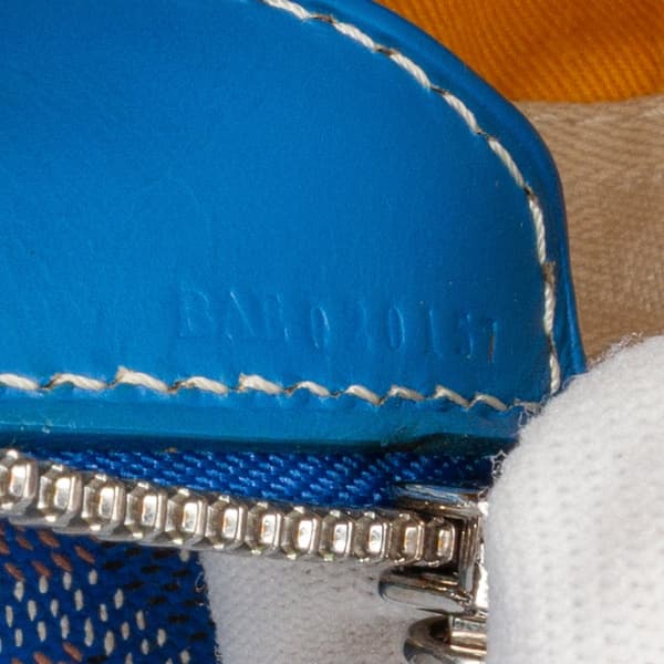 Pre-owned Goyard Goyardine Okinawa PM Blue