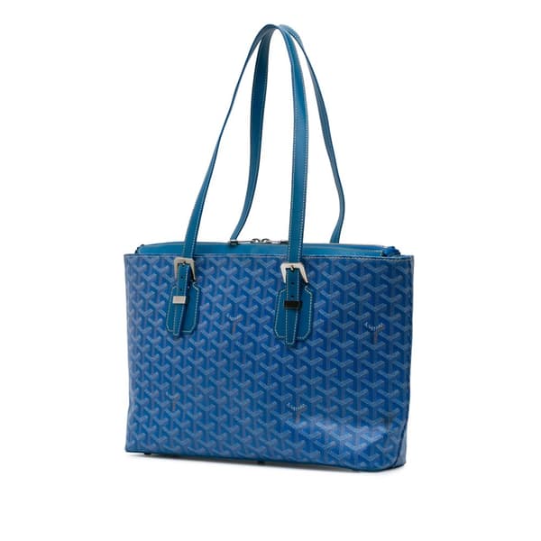 Pre-owned Goyard Goyardine Okinawa PM Blue
