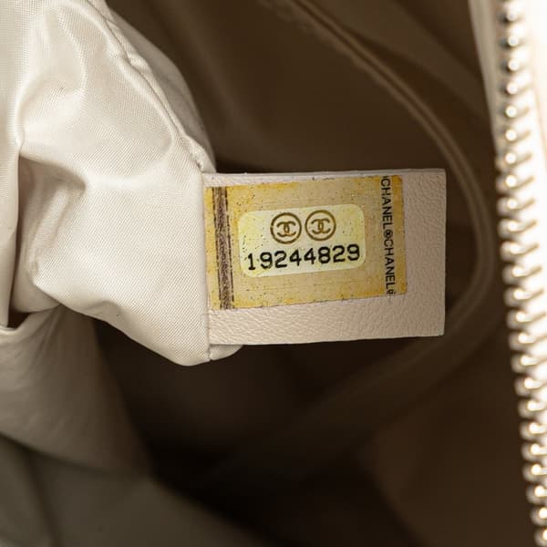 Pre-owned Chanel Nylon Tweed Printed Coco Cocoon Tote Multi