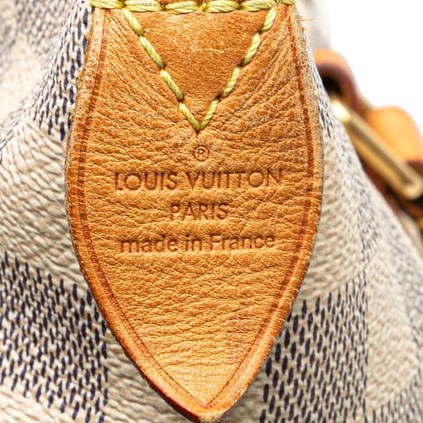 Pre-owned Louis Vuitton Damier Azur Totally MM White