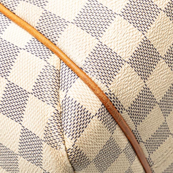 Pre-owned Louis Vuitton Damier Azur Totally MM White