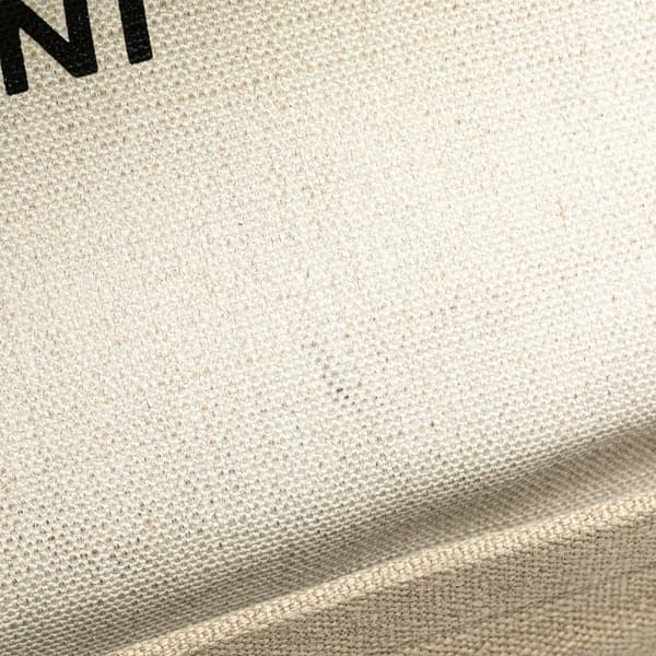Pre-owned Saint Laurent Canvas Rive Gauche Tote White