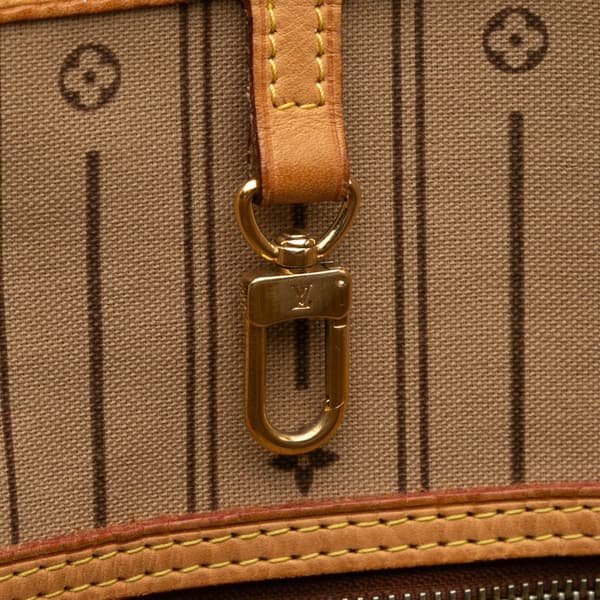 Pre-owned Louis Vuitton Monogram Neverfull GM Brown