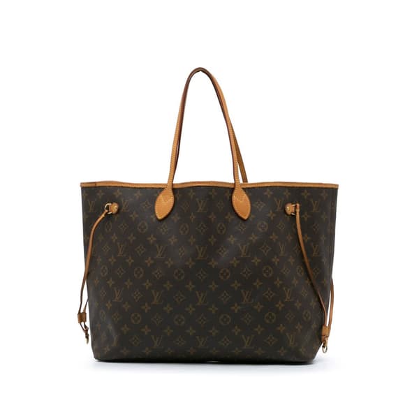 Pre-owned Louis Vuitton Monogram Neverfull GM Brown