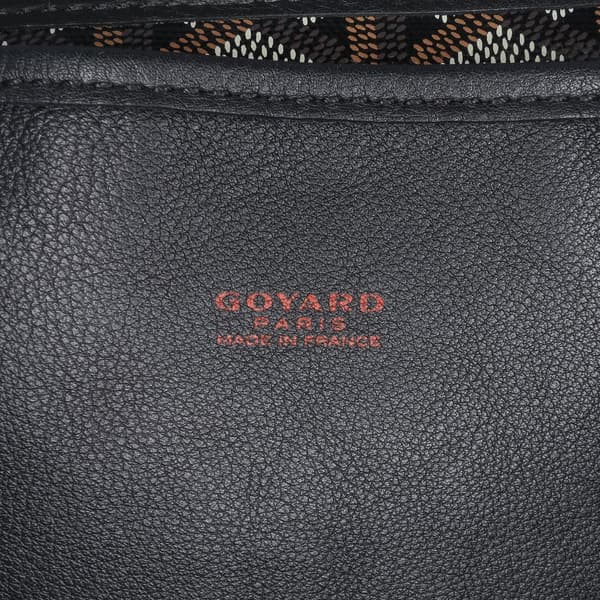 Pre-owned Goyard Goyardine Reversible Anjou GM Black