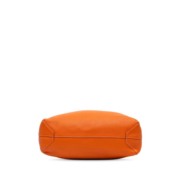 Pre-owned Hermès Clemence Double Sens 36 Orange