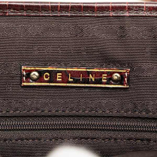 Pre-owned Celine Canvas Tote Brown