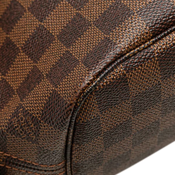 Pre-owned Louis Vuitton Damier Ebene Neverfull PM Brown