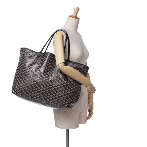 Pre-owned Goyard Goyardine Saint Louis GM Black