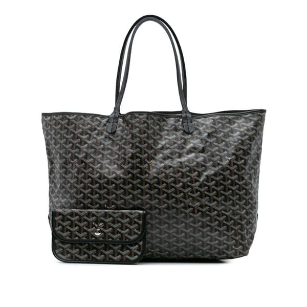Pre-owned Goyard Goyardine Saint Louis GM Black