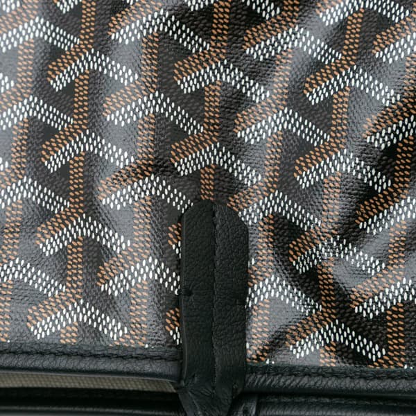 Pre-owned Goyard Goyardine Saint Louis PM Black