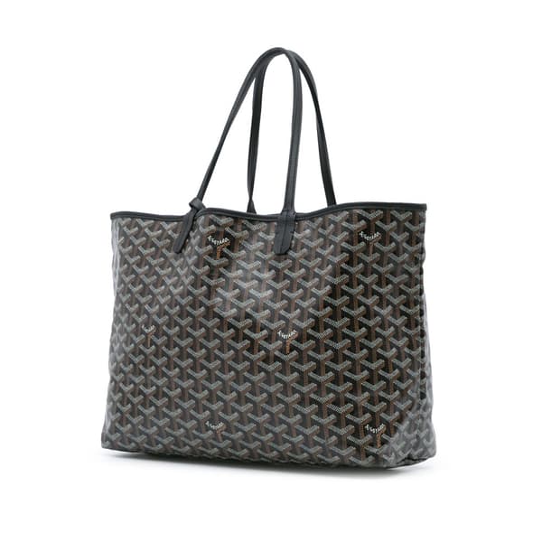 Pre-owned Goyard Goyardine Saint Louis PM Black