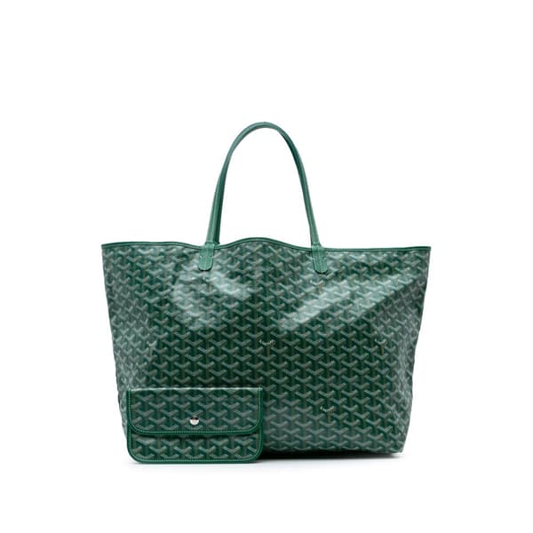 Pre-owned Goyard Goyardine Saint Louis GM Green