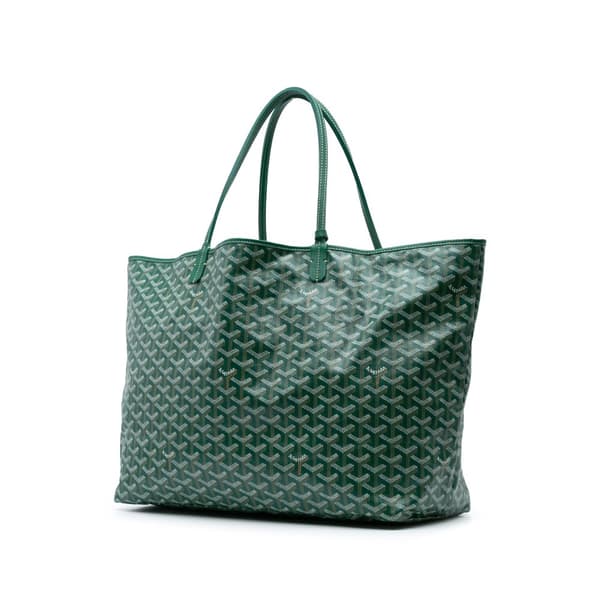 Pre-owned Goyard Goyardine Saint Louis GM Green