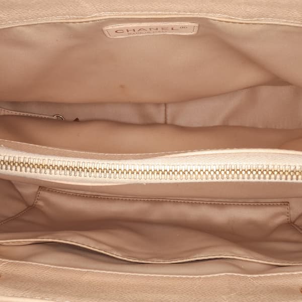 Pre-owned Chanel Caviar Grand Shopping Tote Brown
