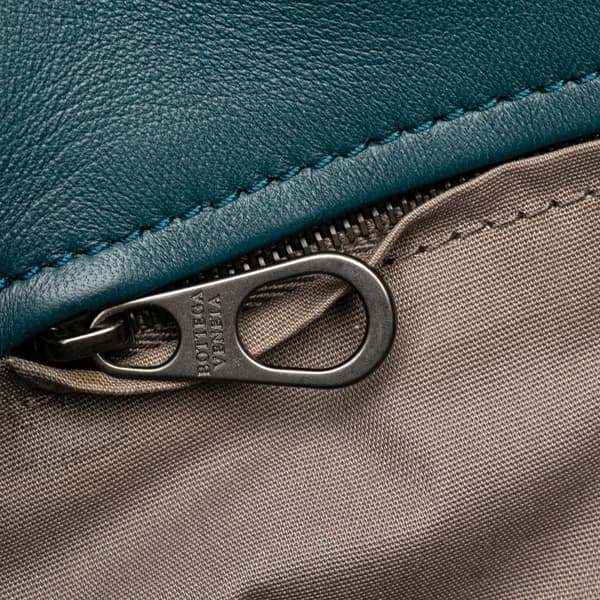 Pre-owned Bottega Veneta Nappa Intrecciato Tote Blue