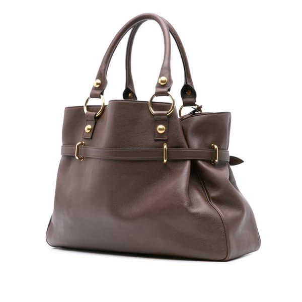 Pre-owned Celine Medium Leather Anita Tote Brown