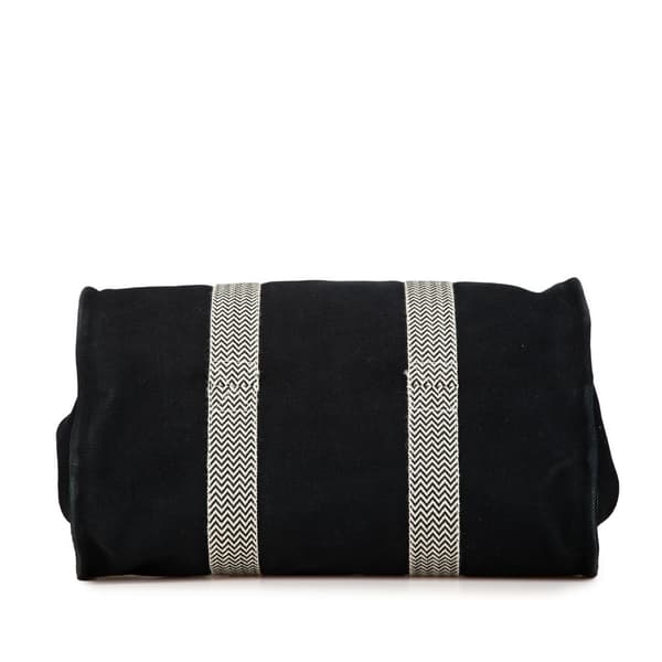 Pre-owned Hermès Toile Cannes MM Black