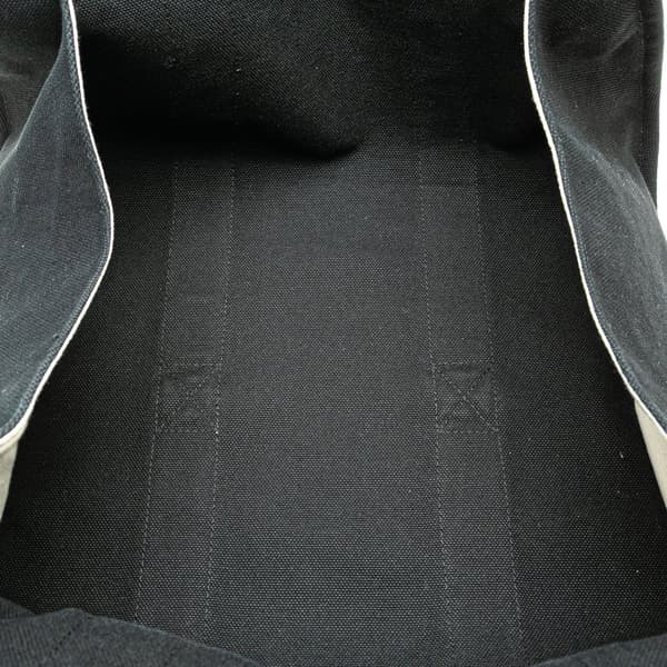 Pre-owned Hermès Toile Cannes MM Black