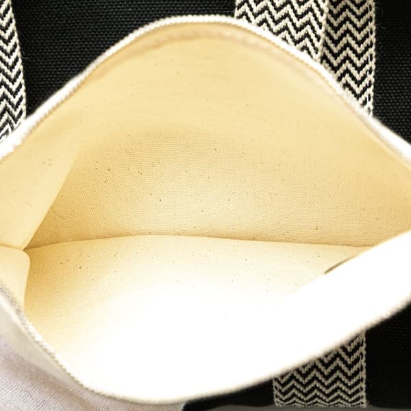 Pre-owned Hermès Toile Cannes MM Black