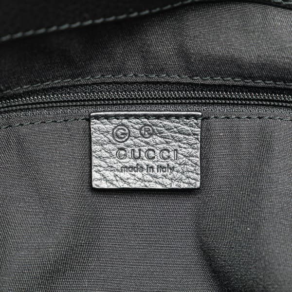 Pre-owned Gucci GG Nylon Charm Tote Black