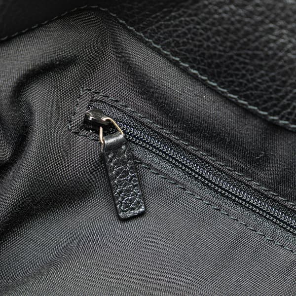 Pre-owned Gucci GG Nylon Charm Tote Black