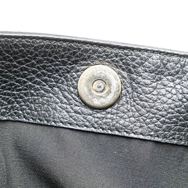 Pre-owned Gucci GG Nylon Charm Tote Black