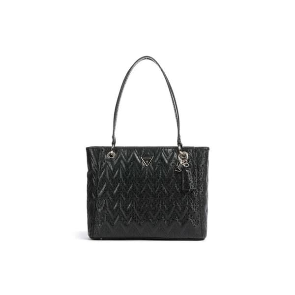 Axelväska - GUESS - Bessey Noel Tote - Svart - 36x26x10 cm - 100% polyuretan