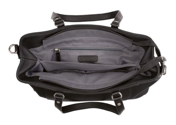 TOM TAILOR Axelremsväska Larea Zip Shopper L Svart för kvinnor