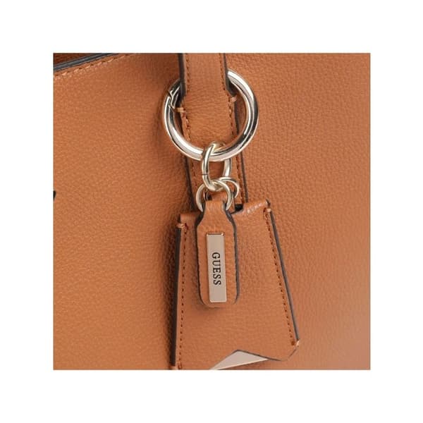 Axelväska - GUESS - Meridian Girlfriend Tote - 100 % polyuretan - Brun - Höst/vinter 2023