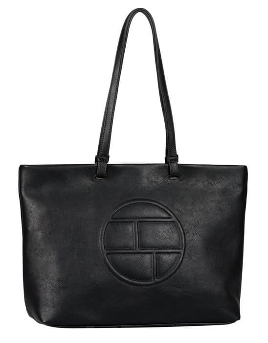 Säckshoppare - TOM TAILOR - Rosabel Zip Shopper L - Svart - 100% polyuretan - Zippad