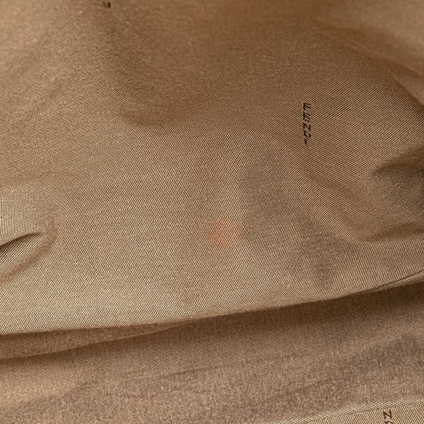 Pre-owned Fendi Zucchino Canvas Tote Brown
