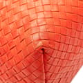 Miniatyrbilde 9 av 10: Pre-owned Bottega Veneta Medium Nappa Intrecciato Garda Tote Red
