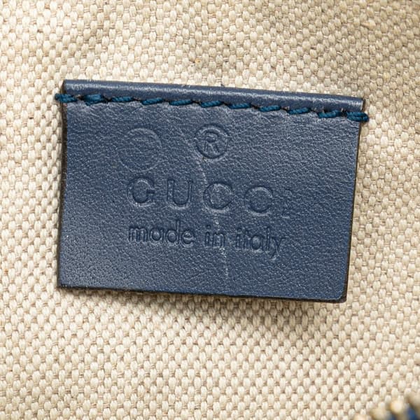 Pre-owned Gucci GG Canvas Craft Tote Brown