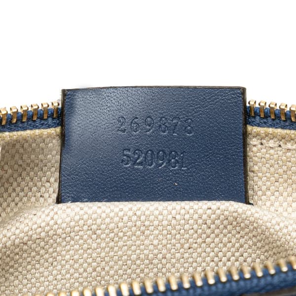 Pre-owned Gucci GG Canvas Craft Tote Brown