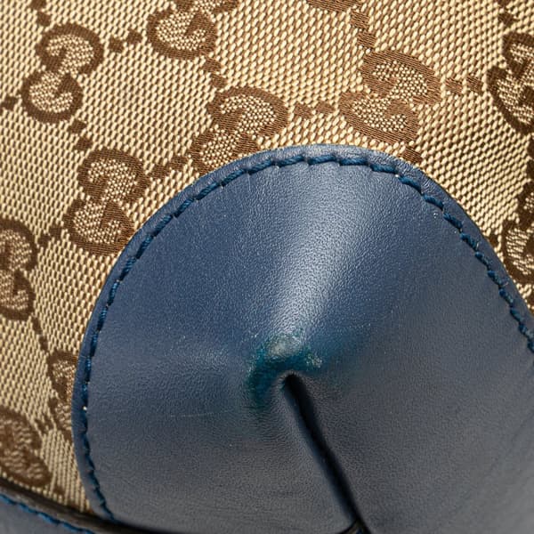 Pre-owned Gucci GG Canvas Craft Tote Brown