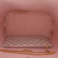 Miniatyrbild 4 av 10: Pre-owned Louis Vuitton Damier Azur Neverfull MM White