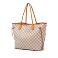 Miniatyrbild 2 av 10: Pre-owned Louis Vuitton Damier Azur Neverfull MM White